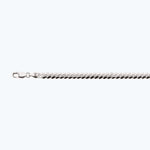 14K 6MM WHITE GOLD SOLID MIAMI CUBAN 20" CHAIN NECKLACE (AVAILABLE IN LENGTHS 7" - 30")