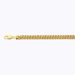 14K 7.5MM YELLOW GOLD HOLLOW MIAMI CUBAN 20" CHAIN NECKLACE (AVAILABLE IN LENGTHS 7" - 30")