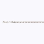 10K 3.5MM WHITE GOLD VENETIAN BOX 20" CHAIN NECKLACE (AVAILABLE IN LENGTHS 7" - 30")