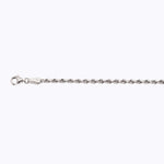 14K 2.5MM WHITE GOLD SOLID DC ROPE 24" CHAIN NECKLACE (AVAILABLE IN LENGTHS 7" - 30")
