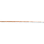 14k Rose Gold 1.0mm D/C Cable Chain
