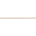 14k Rose Gold 1.4mm D/C Cable Chain