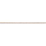 14k Rose Gold .8mm D/C Cable Chain