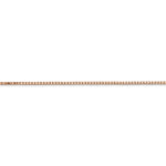 14k Rose Gold 1.10mm Box Chain