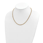14K Polished Fancy Link Necklace